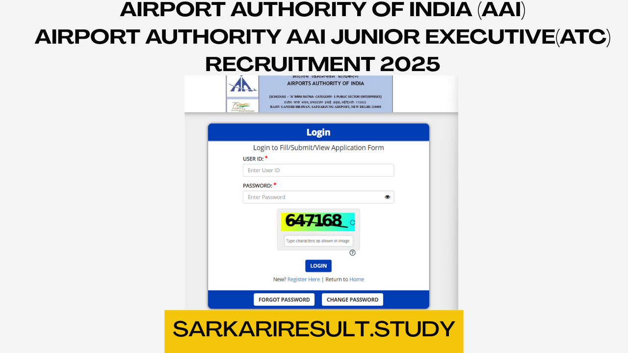 Airport Authority AAI Junior Executive(ATC) Recruitment 2025 Admit Card