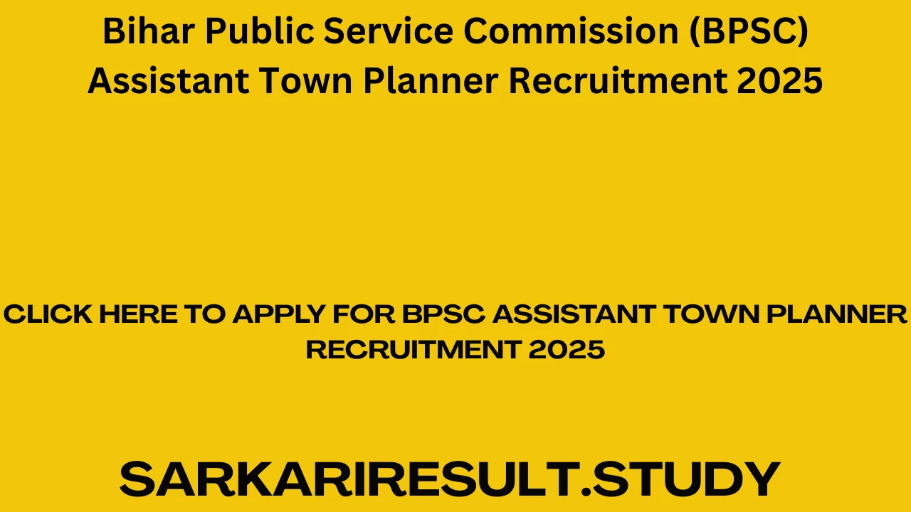 BPSC ATP Recruitment 2025
