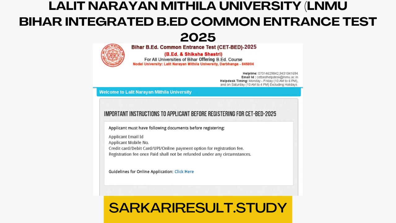 Bihar B.Ed CET 2025 Counselling & Choice Filling