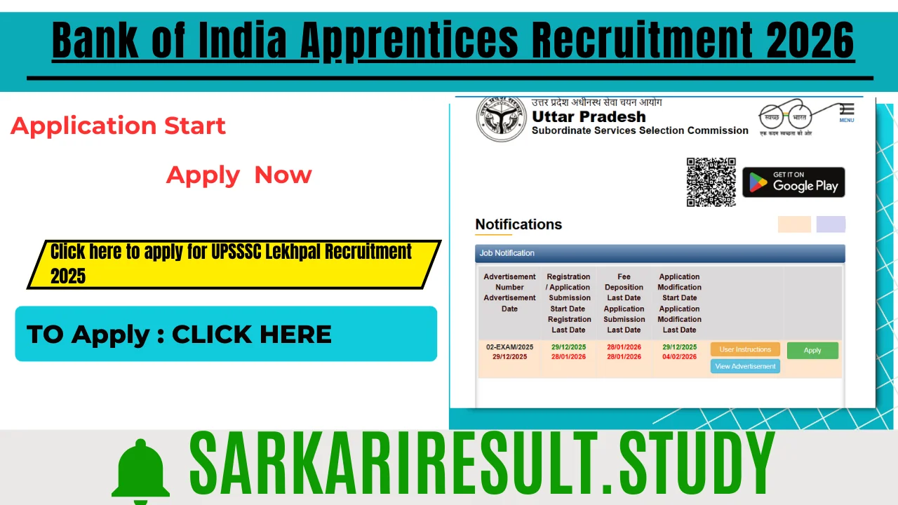 UPSSSC Lekhpal Recruitment 2025