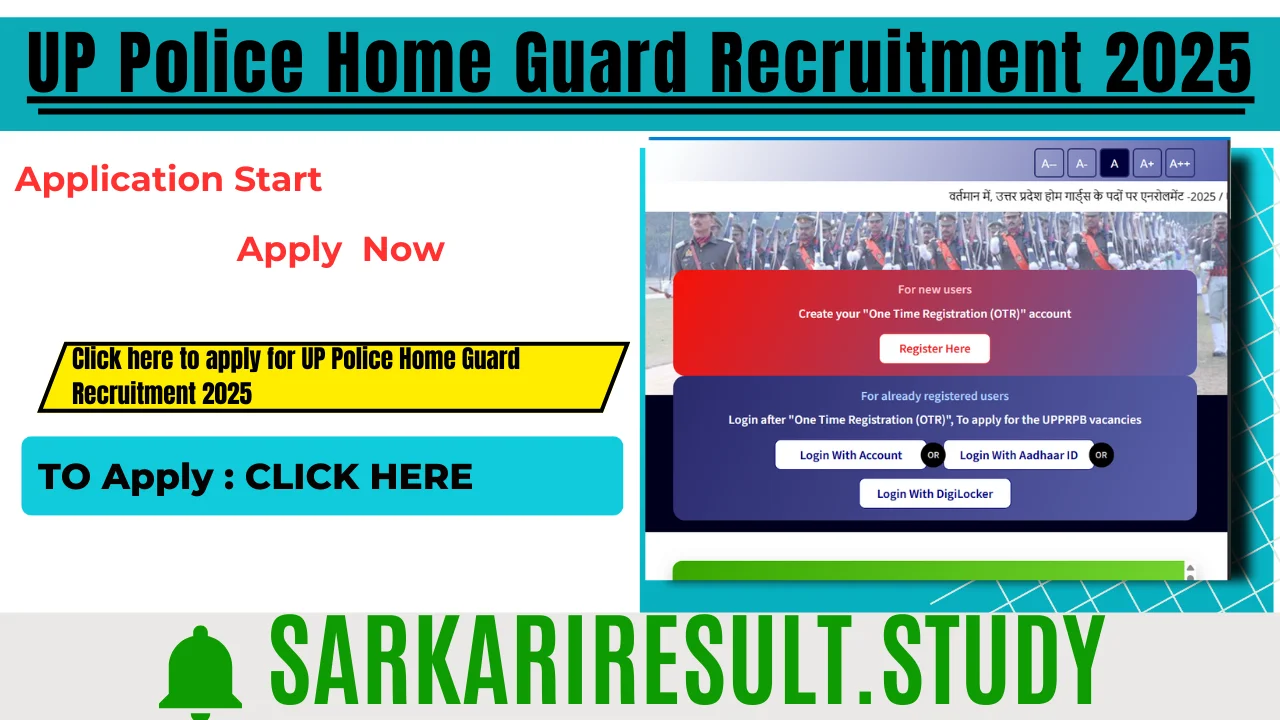 UP Police Home Guard Recruitment 2025