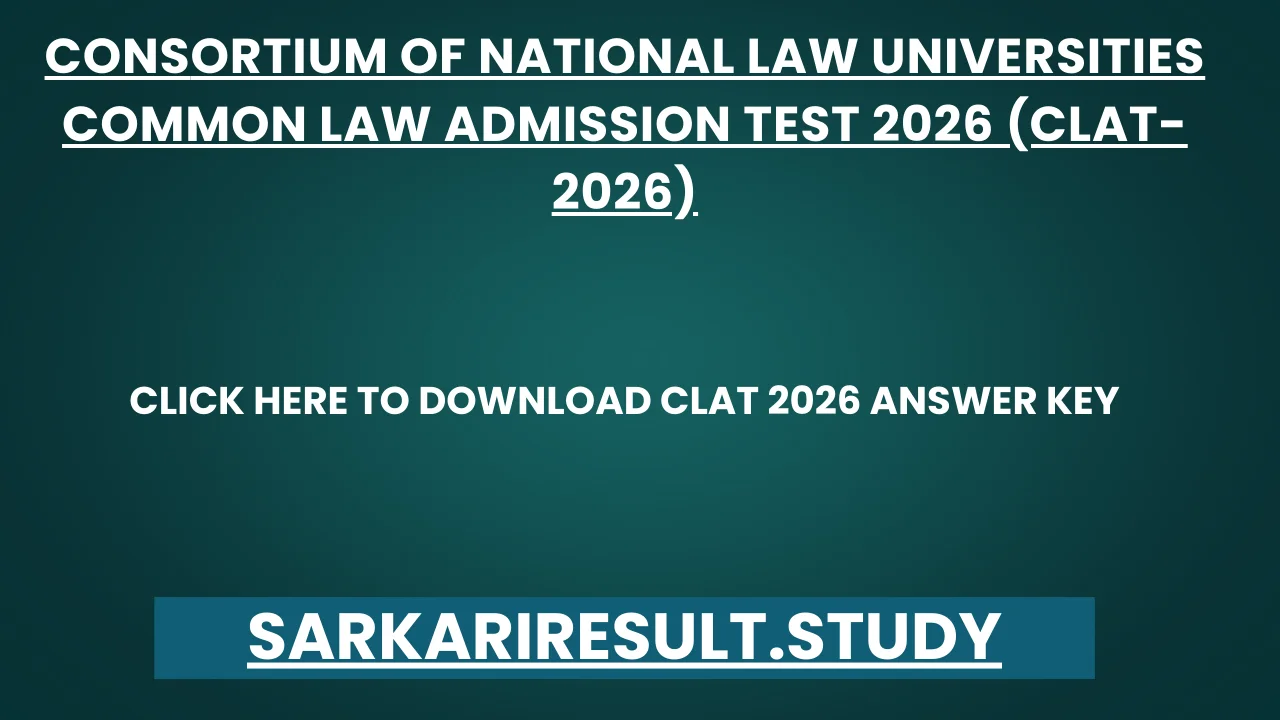 CLAT 2026 Answer Key