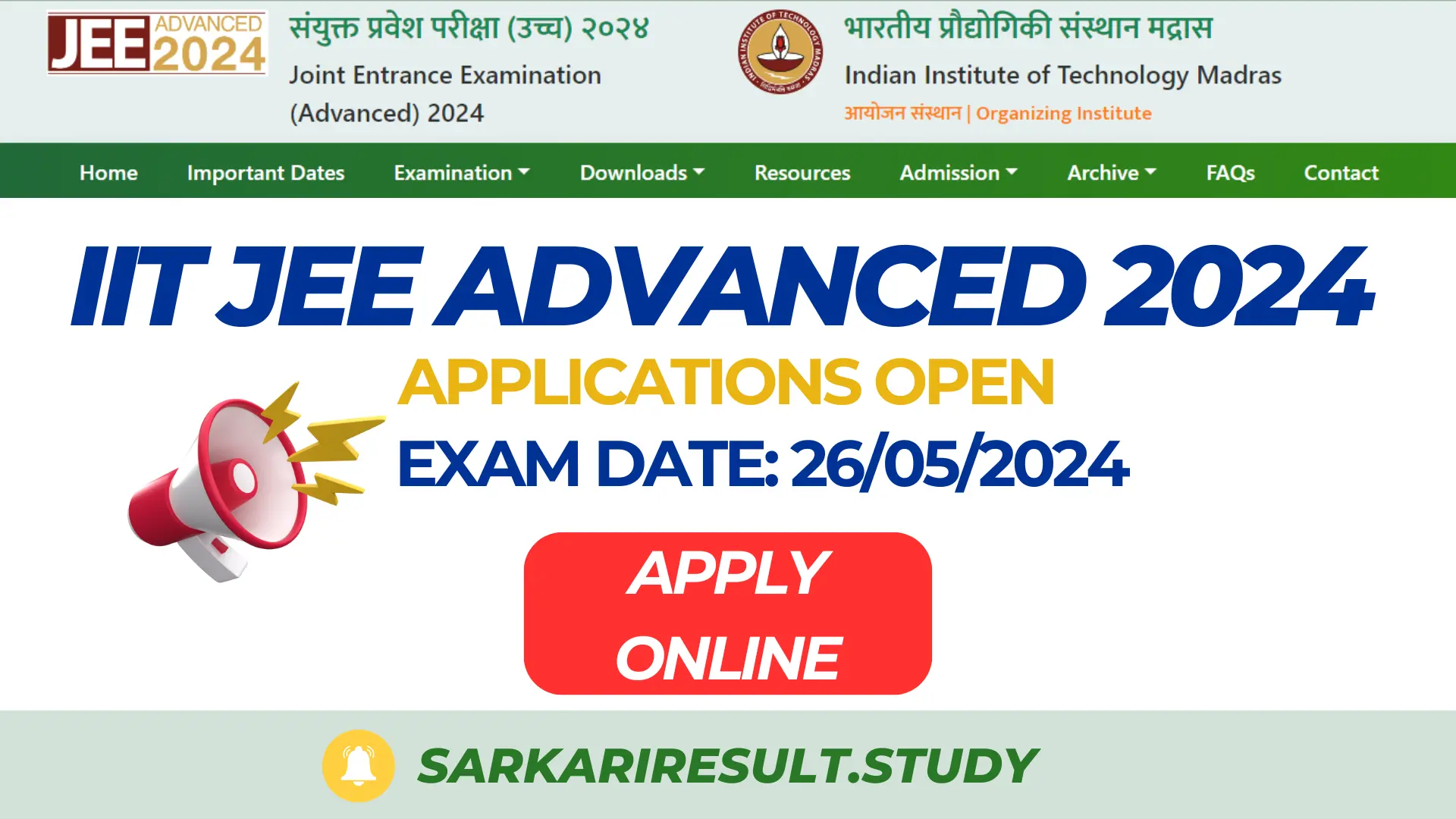 IIT JEE Advanced 2024