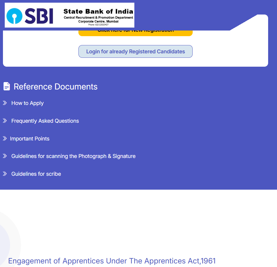 SBI Apprentice Recruitment 2026