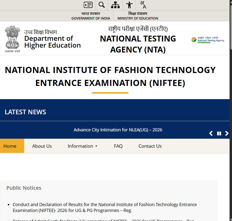 NTA NIFT Admission 2026 Stage-2 Result 