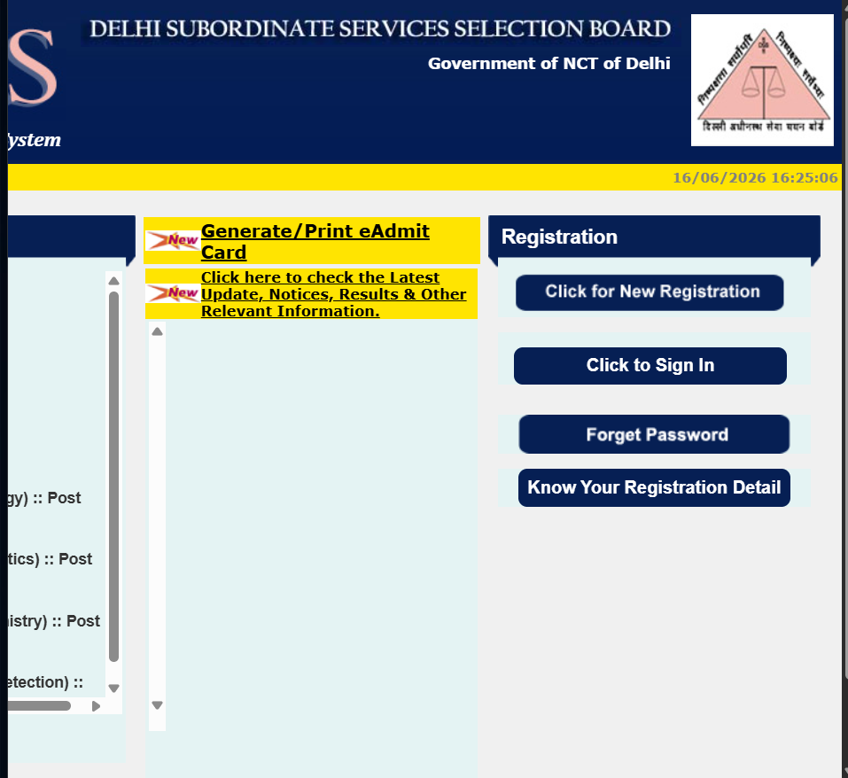 DSSSB Teaching & Non Teaching Various Post Recruitment 2026