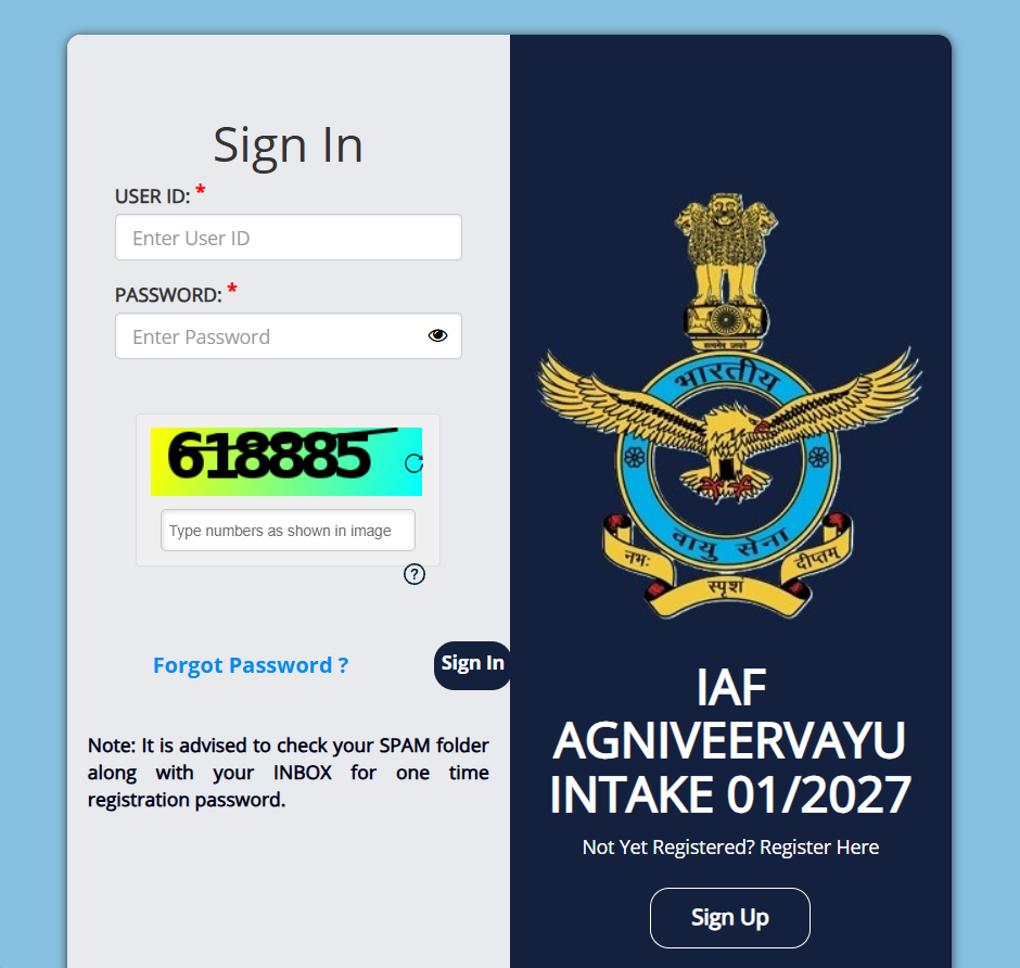 IAF Agniveer Vayu Intake 01/2027 Recruitment 2026 Result 