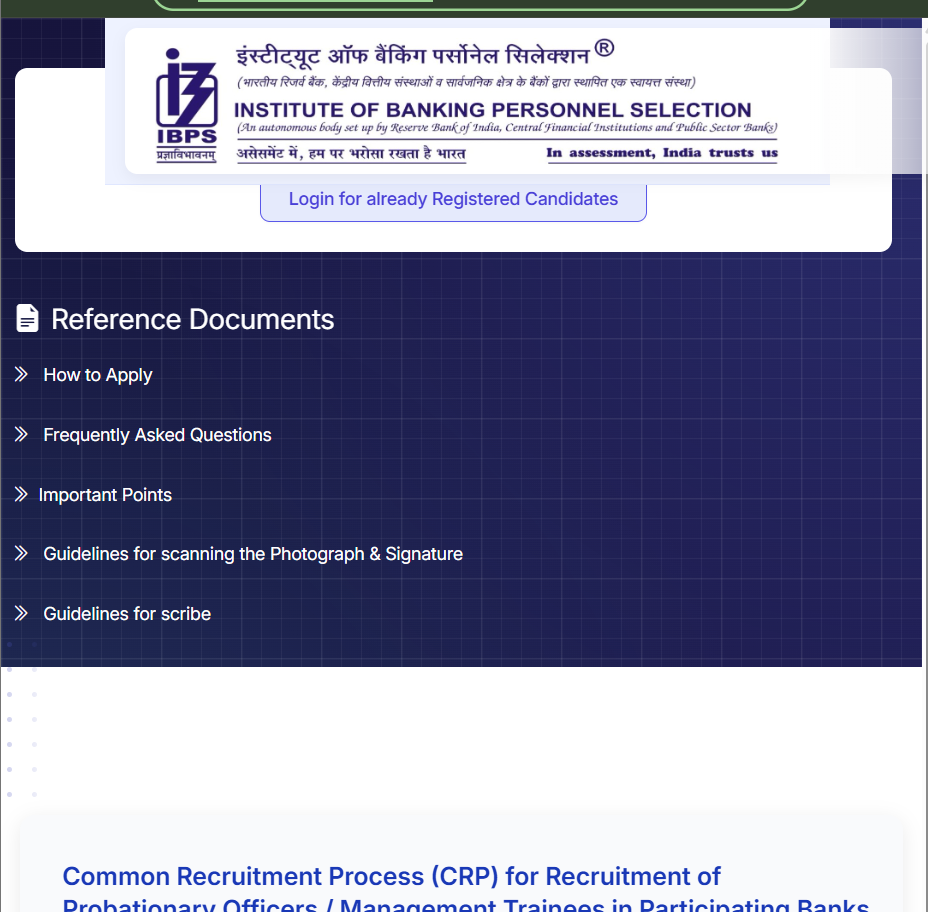 IBPS PO & Management Trainee XVI Recruitment 2026