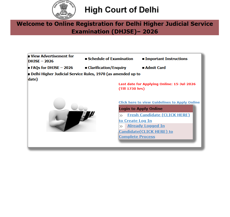 Delhi High Court Judicial Services Recruitment 2026