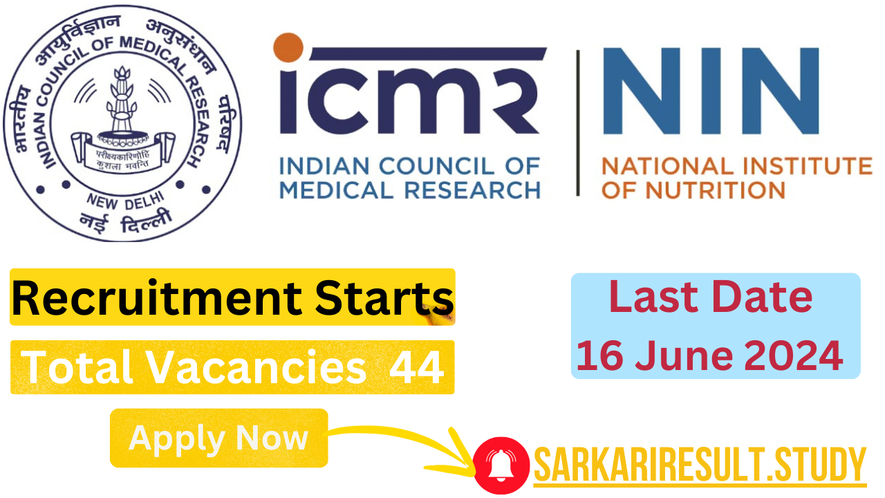 ICMR NIN Recruitment 2024