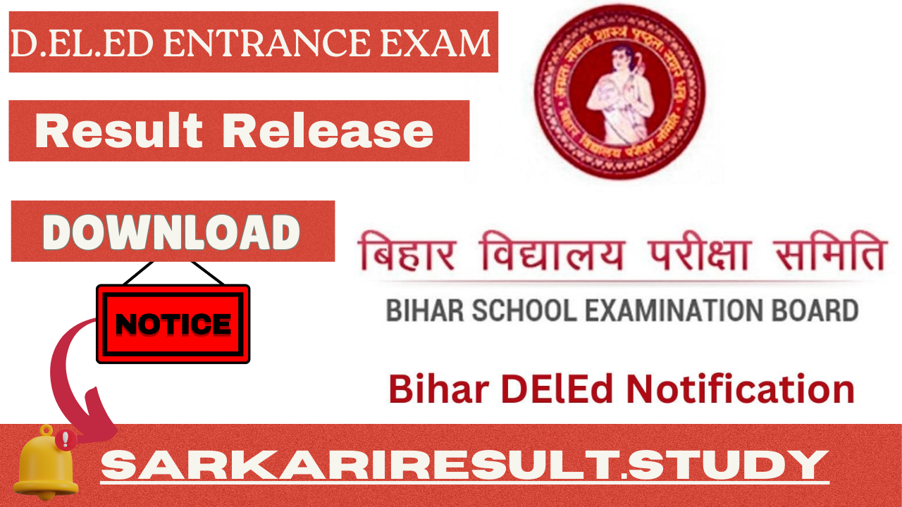 BSEB D.EI.ED Result 2024
