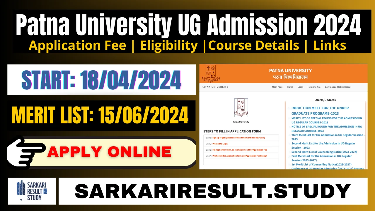 Patna University UG Admission 2024